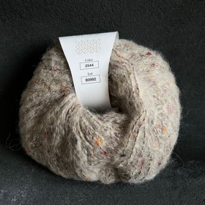 Infinity Design Tweed (2544 LIGHT BEIGE) 40% бэби альпака, 8% мериносовая шерсть, 32% вискоза, 20% полиамид 50 гр/150 м